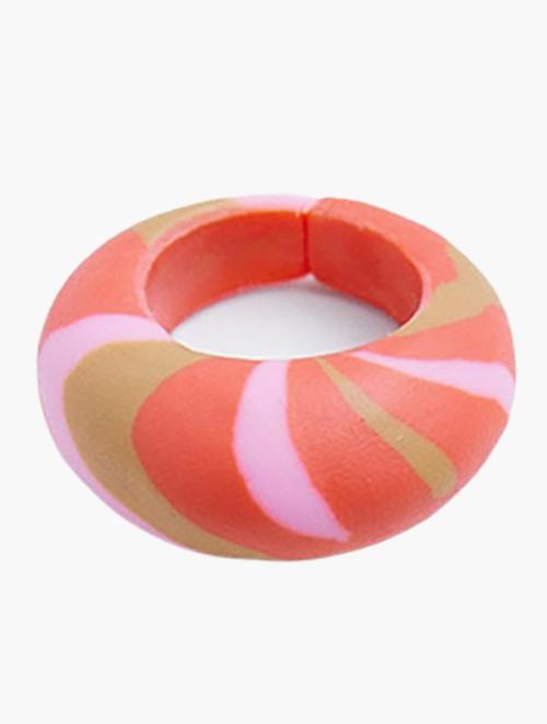 Mango Pastel Pink Clay Big Ring