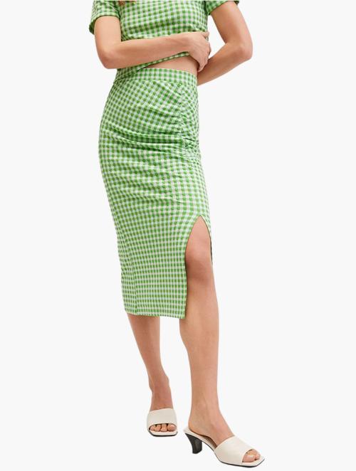 Mango Green Skirt Saloni