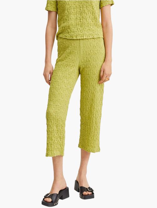 Mango Bright Green Fidel Trousers