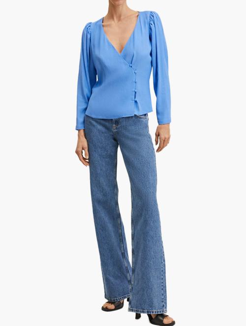 MyRunway  Shop Mango Medium Blue Nora Jeans for Women from