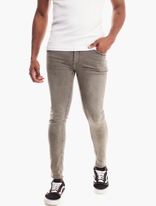 Mango Light Grey Mid Rise Jeans 