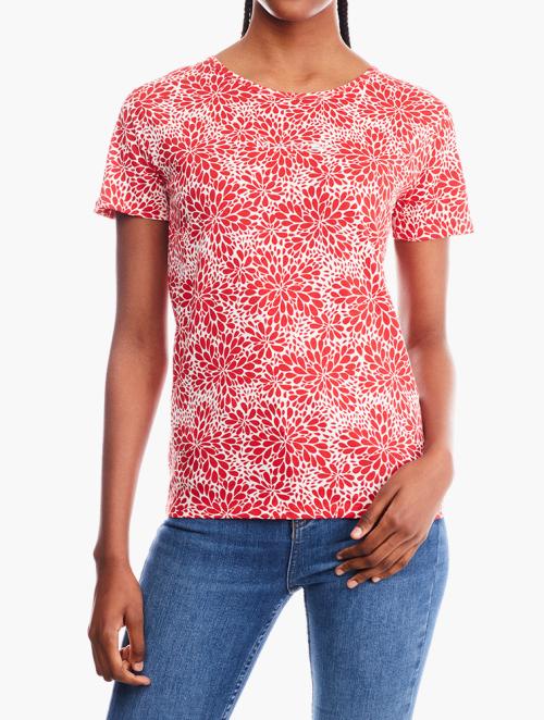 Mango Patterned Floral Tee 