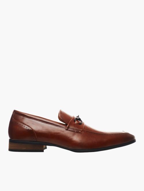 Mazerata Tan Magio 87 Faux Leather Loafers