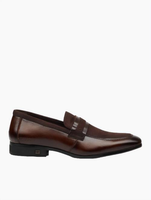 Mazerata Brown Peppe 1 Genuine Leather Formal Loafers