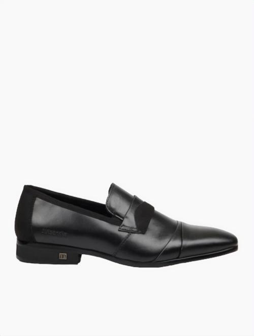 Mazerata Black Peppe 2 Genuine Leather Formal Loafers