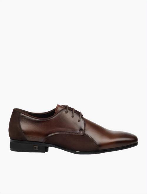 Mazerata Brown Peppe 3 Genuine Leather Formal Shoes