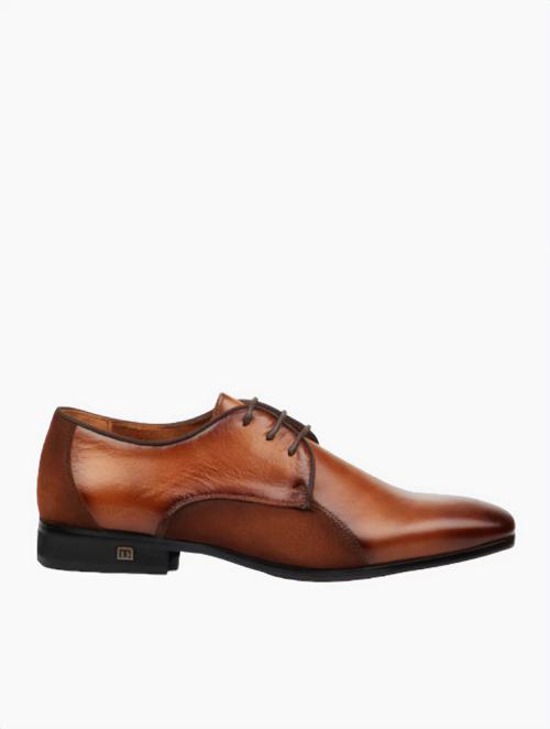 Mazerata Tan Peppe 3 Genuine Leather Formal Shoes