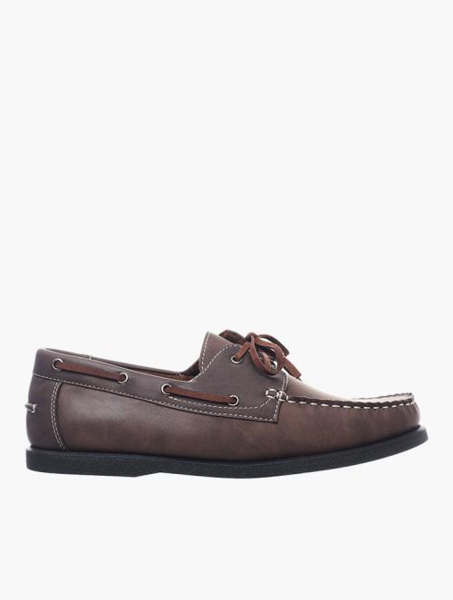 Mazerata Chocolate Saffino 1 Faux Nubuck Slip On Shoes