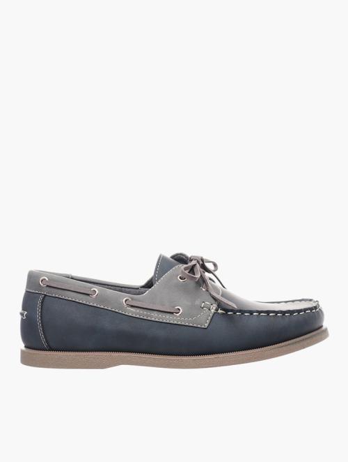 Mazerata Navy Saffino 1 Boat Loafers 