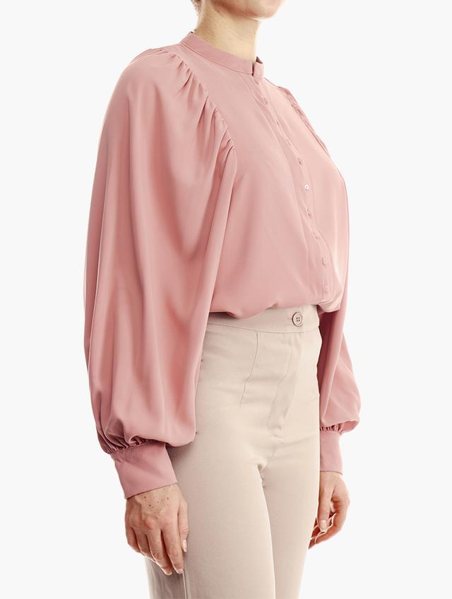 MILLA Button Down Blouse - Clay