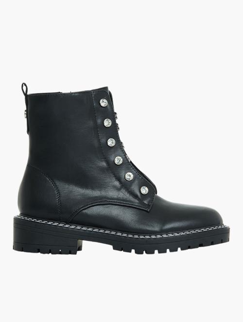 MILLA Notara Lace Up Boot - Black