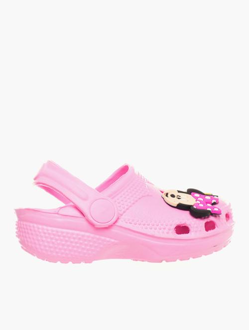 Minnie Mouse Girls Pink Minnie Mouse Summer Clogs