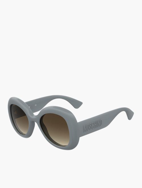 Moschino Azure Butterfly Logo Sunglasses