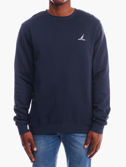 Nautica Blue Classic Crew Neck