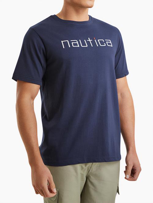 Nautica Navy Basic Ss Tee