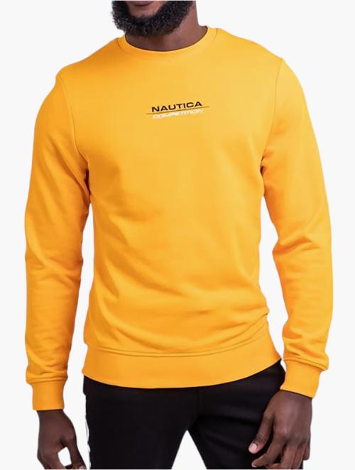 Nautica Yellow Classic Crew Neck