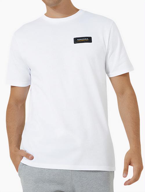 Nautica White Basic Ss Tee