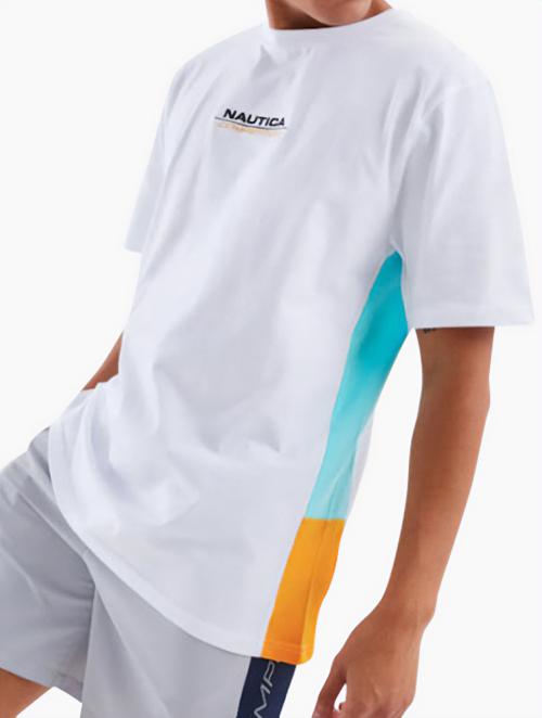 Nautica White Basic Ss Tee