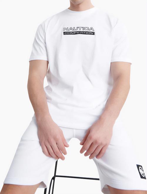 Nautica White Basic Ss Tee