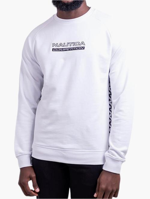 Nautica White Classic Crew Neck