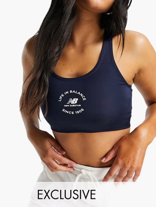 New Balance Navy Life In Balance Bralette