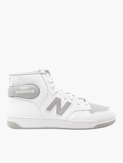 New Balance White With Grey 380 Unisex High Top Sneakers