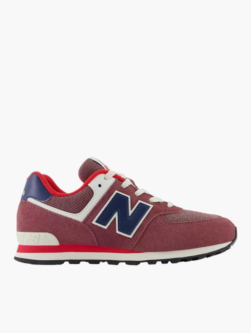 New Balance Kids Red 574 Sneakers