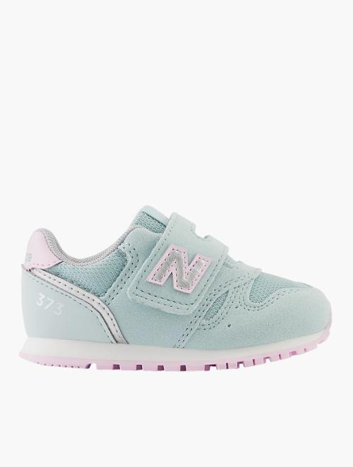 New Balance Baby Winter Fog & Light Raspberry 373 Hook & Loop Sneaker