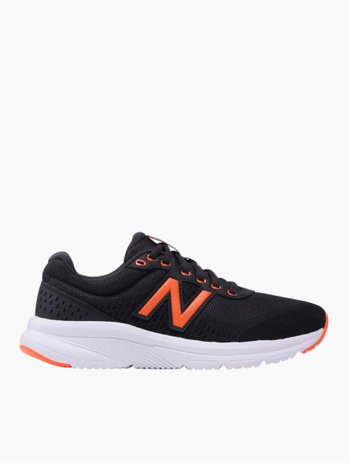 New Balance Black & Orange 411K2 Marathon Running Sneakers