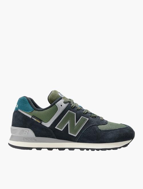 New Balance Black & Multi Lace Up Sneakers