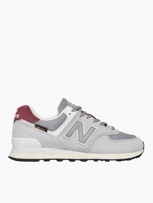 New Balance Arctic Grey Suede Lace Up Sneakers