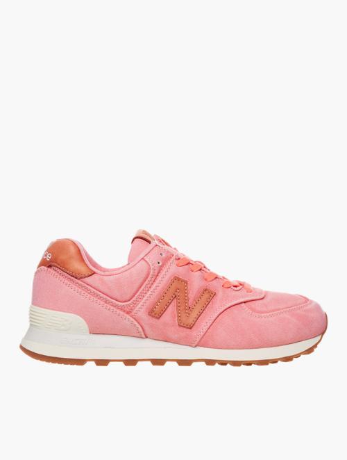 New Balance Pink And Red 300 Sneakers