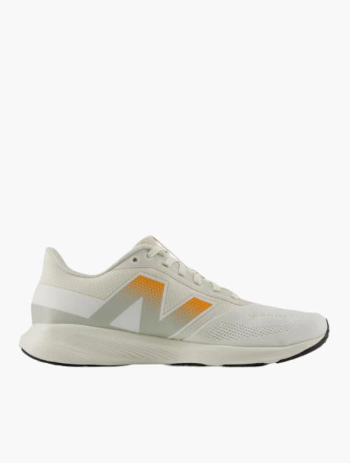 New Balance White & Yellow Draft V1 Trainers