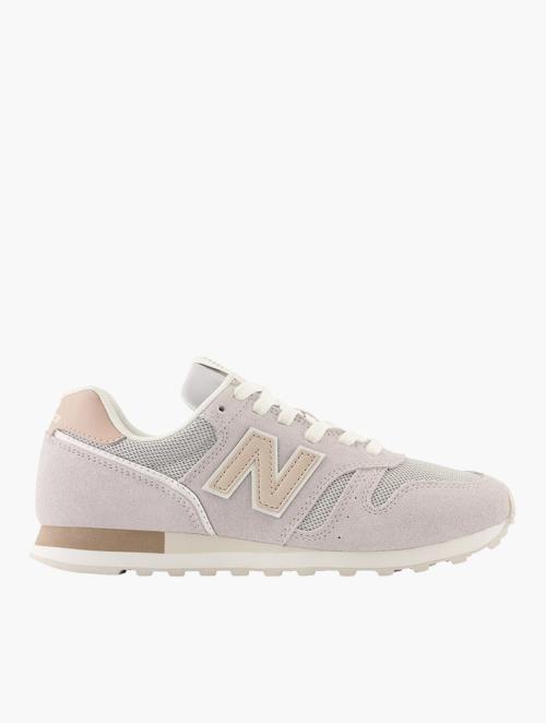 New Balance Grey & White 373 Sneakers