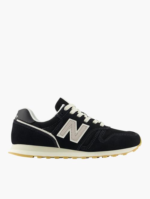 New Balance Black & White 373 Sneakers