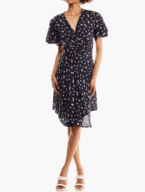 Nomad Navy Ditsy Dress