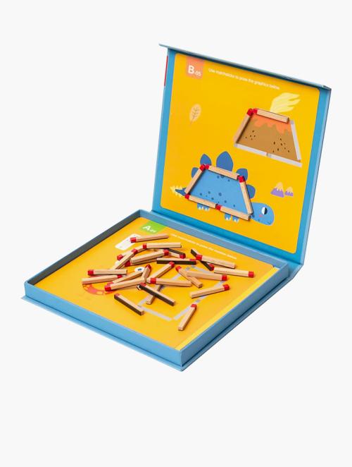 NUOVO Yellow & Blue Wooden Creative Matchsticks