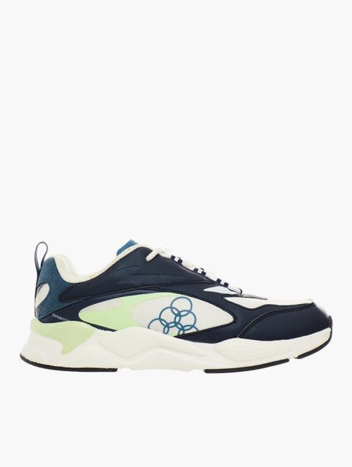 Olympic Navy & White Warrior Sneakers