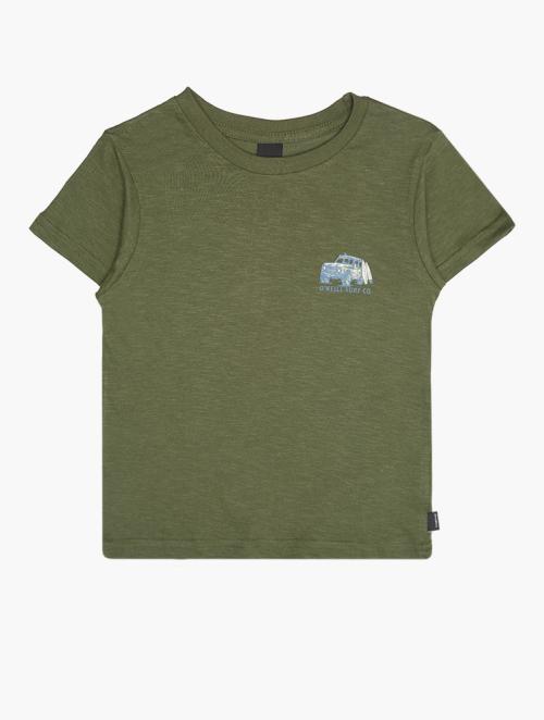 O'Neill Olive Slub Graphic T-Shirt