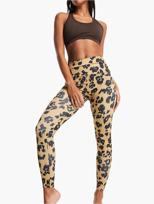 ONZIE Multi Leopard Print High Waisted Leggings