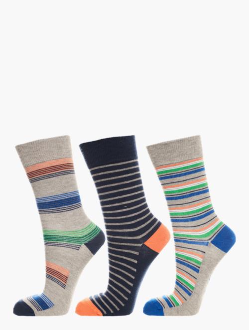 Original Penguin Multi Pack Sensitive Stripe Socks