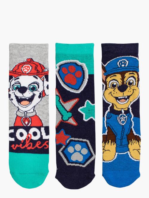 Paw Patrol Multi Paw Patrol Anklet Socks 9-12 Years 3 Pack