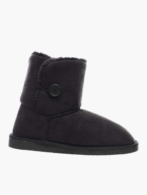 Pick 'n Pay Clothing Real Fleece Boot With Button Black