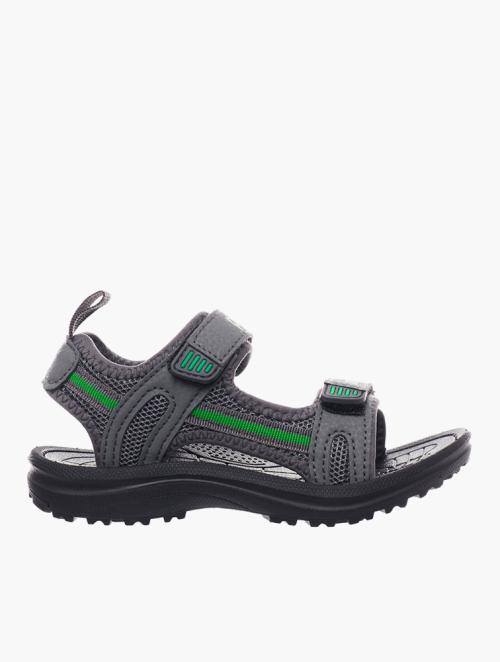 Pierre Cardin Kids Grey Velcro Strap Sandals