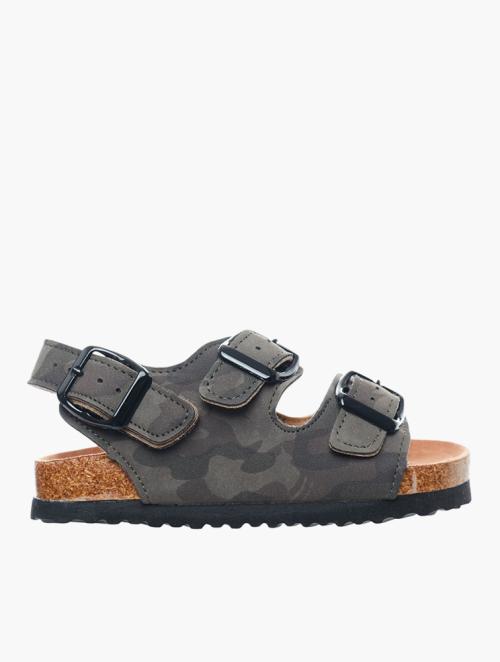 Pierre Cardin Green Camouflage Charlie Classic Sandals