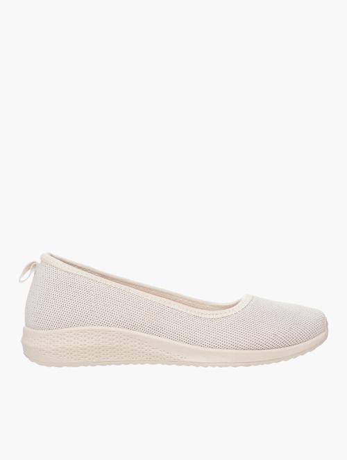 Pierre Cardin Beige Mono Cecille 2 Slip-On Knitted Shoes