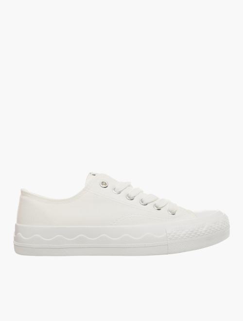 Pierre Cardin White Vague Canvas Sneakers