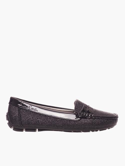 Pierre Cardin Black Slip On Loafers