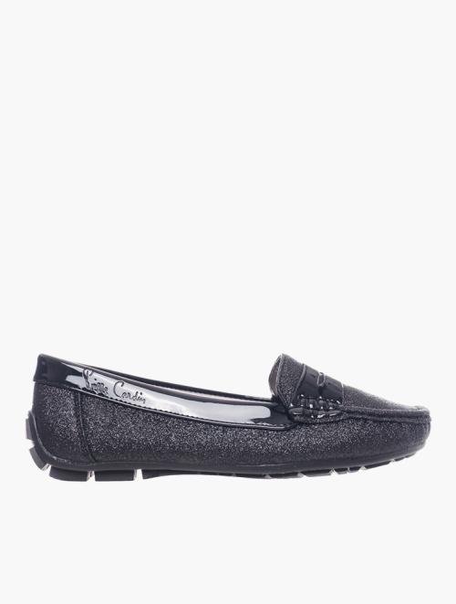 Pierre Cardin Black Slip-On Loafers