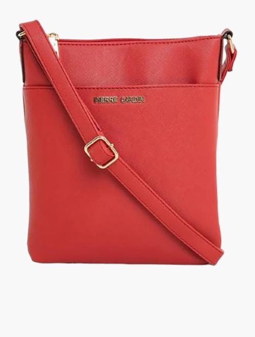 Pierre Cardin Red Pierre Cardin Vanida Saffiano Crossbody